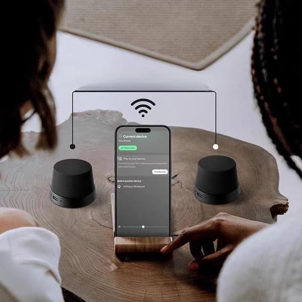 1 sæt mini trådløs Bluetooth-højttaler med stærk magnet A1