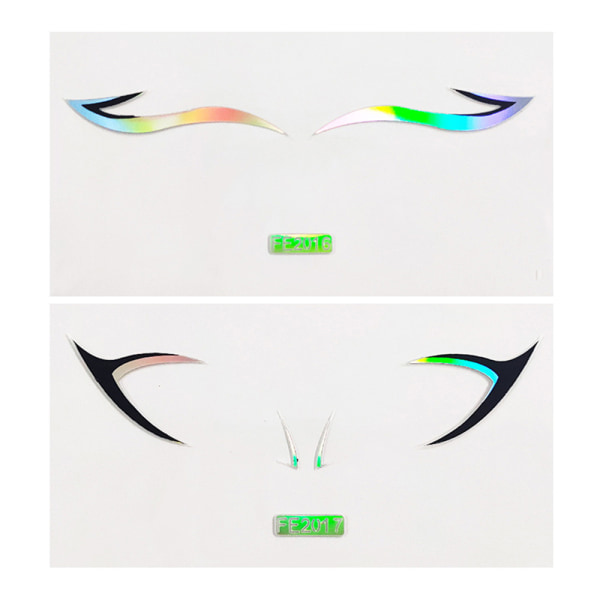 1 Par Eyeliner Face Lace Makeup Sticker til Festival Carnival FE2009