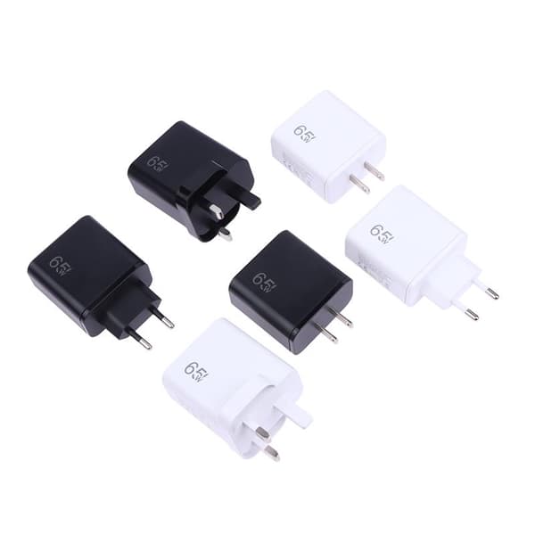 65W superrask Type C USB-telefonlader med teleskopisk funksjon A6