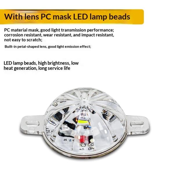 DC 12-80V 8W LED Strobelys Undervognslys Hjælpebremse 1