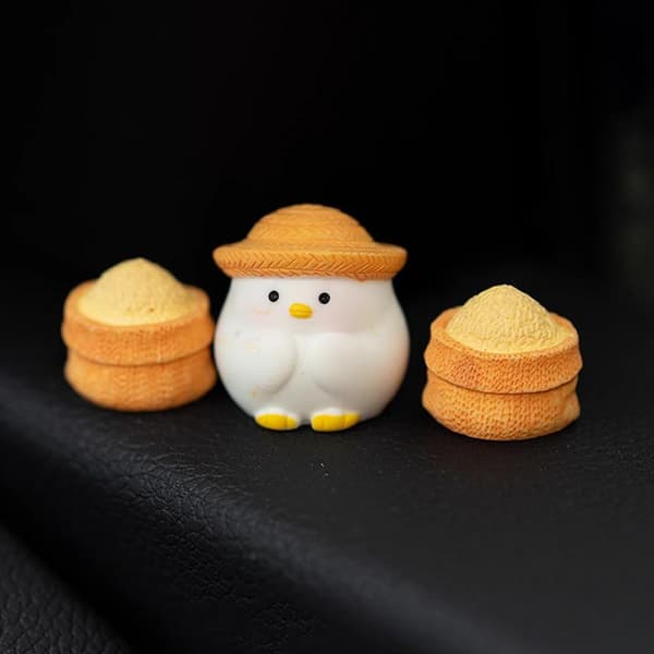 Kreativ bilnavigasjon bakspeil e Chick Straw Pile Accesso 1pc