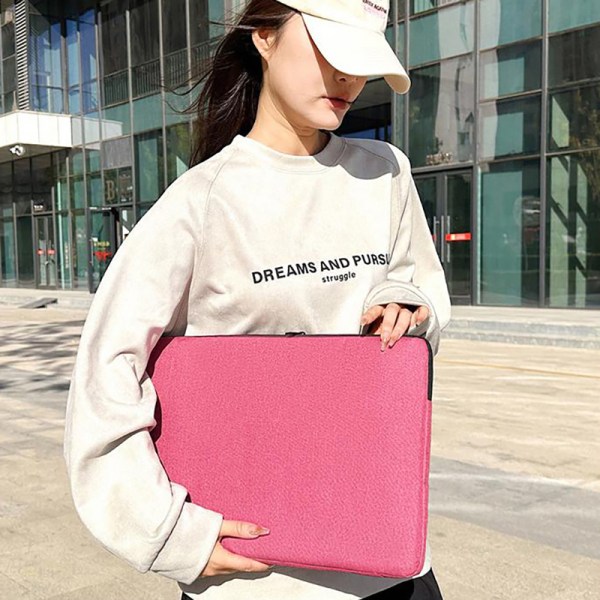 Vandtæt bærbar taske sleeve tablet cover 11 12 13 14 15 15.6 I pink 14 inches