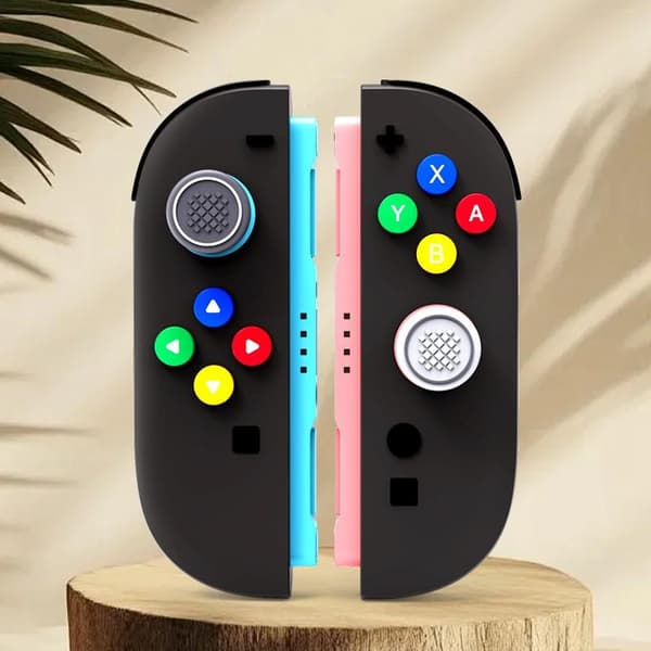 Tommelfingerknap-hætter til Switch 2 Joysticks Controller Farverig Si A7