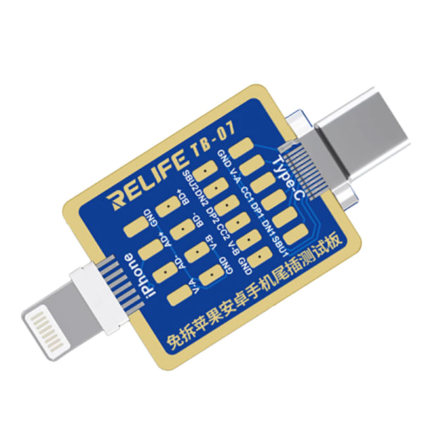 Ladetest Dual System Interface Velegnet til Type-C og Lig