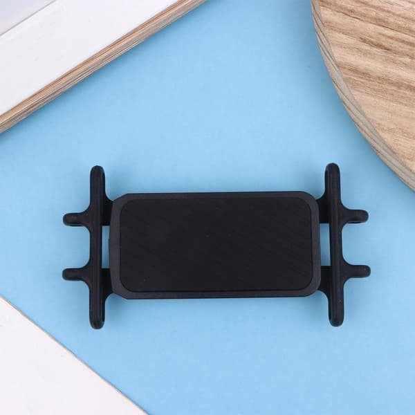 Til cykel silikone telefonholder computerbeslag tilbehør Pho Black