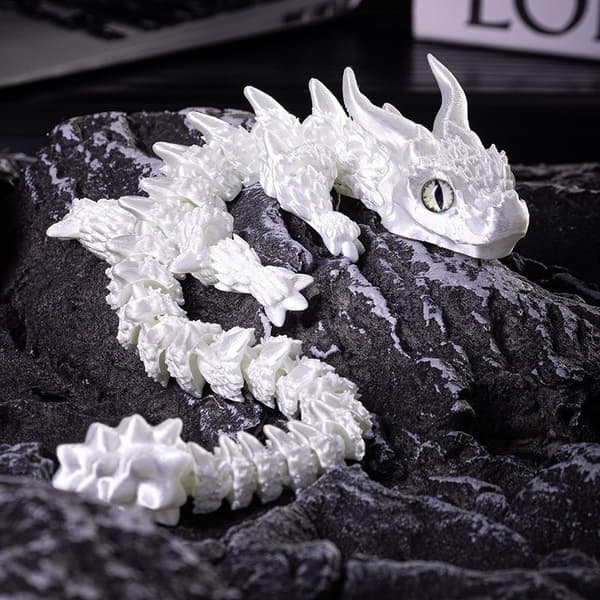 30 cm 3D-printet dragehåndverk Gave Skrivebordspynt Dekor Fidget A2