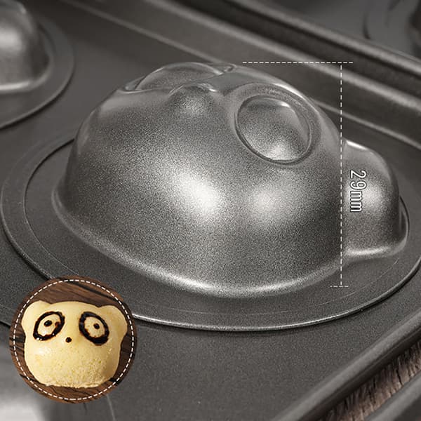 Bear Baking Form Pan Non-Stick Carbon Steel DIY e Candy Cake Mo A 6 Hole