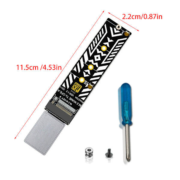 M.2 M Key till CFexpress A expansionskort Riser M2 till CFE A minne