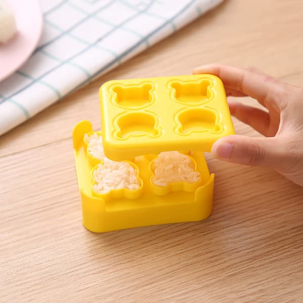 1Set Barn DIY Sushi Risbollar Formar Björnar Baby Sushi Maker Kitc 3.5*7.5*9cm