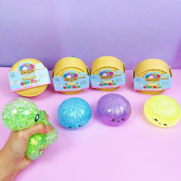 1 stk trykkdumpling Squishies e Fargerik Bolle Leketøy For Barn Voksen A3