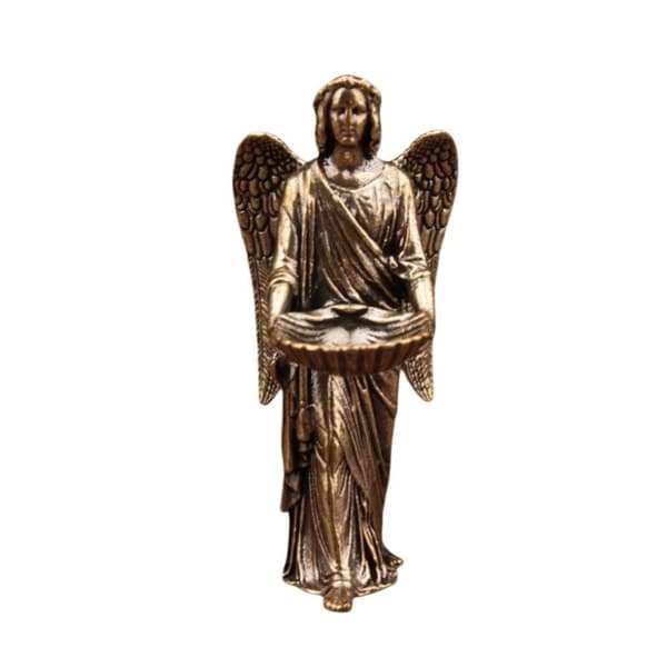 Messingstatue av en engel - Liten kreativ bronsepynt A