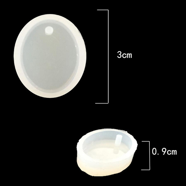 Nya Creative DIY Form UV Glue AB Vattendroppar Diamon 1set