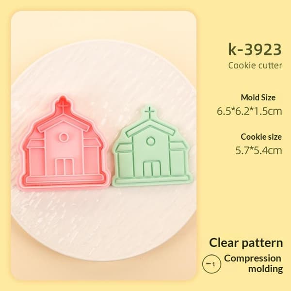 1/4 stk. 3D Valentinsdag kageudstikkere kiksform stempel A2