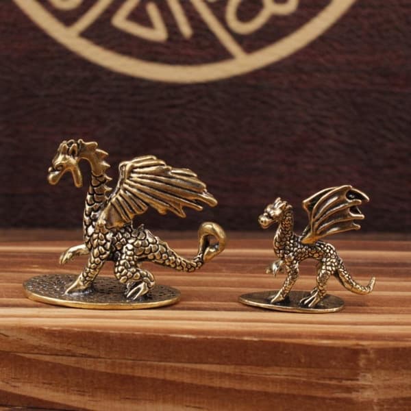 Pterosaur Messing Ornament Lille Flyvende Drage Statue Te Kæledyr De A2