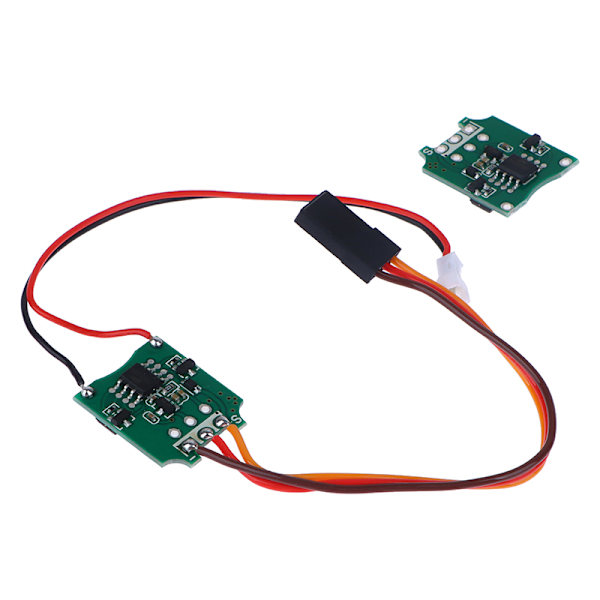 Micro 3A RC ESC DIY børstet motorhastighetskontroller To-leder Bru with cable