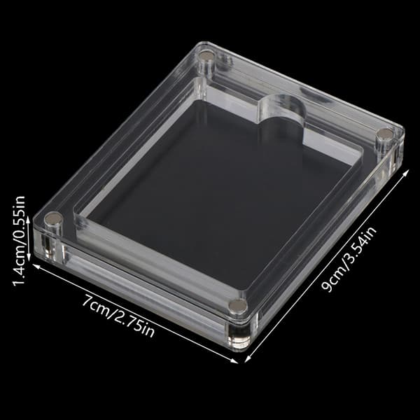 Til GAMEBOY GB GBC Tilbehør Game Cassette Box Transparent Di