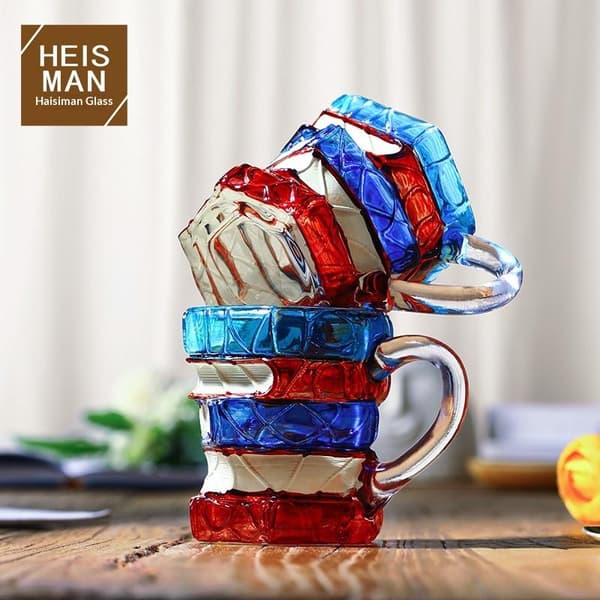 Maalattu kirjamuki 11oz Uutuus 3D-maalattu kirjakahvimuki Ainutlaatuinen A4