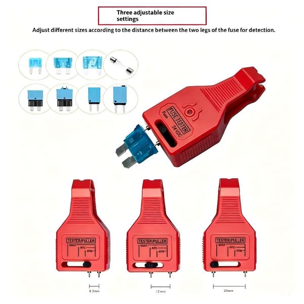 Universal Auto Bil Sikring Type Tester Checker Aftrækker Kit Fjernelse A1