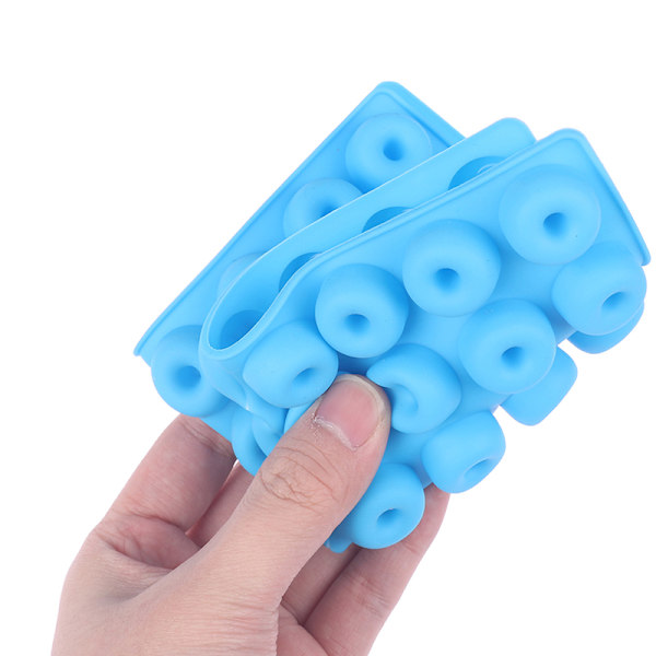 Mini Donut Pan Form 48 Huller Mini Kage Donuts Forme Køkken A Blue