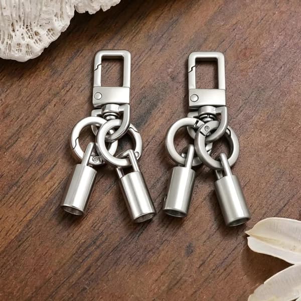 Zinklegering Svängbar Snäppkrok Set Rostfri Robust Konstruktion DIY Nyckel A4