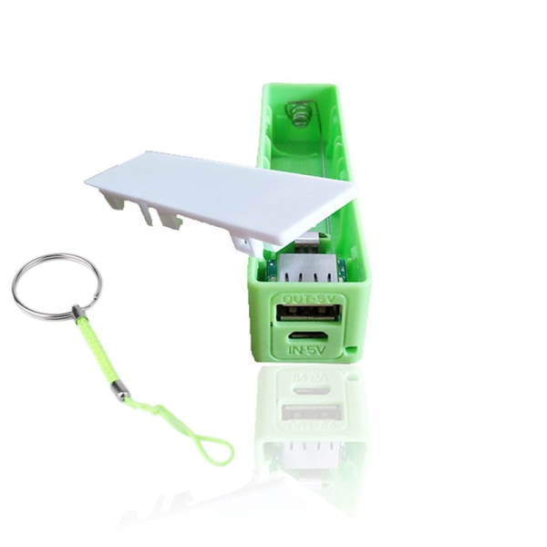 USB Power Bank Case Kit 18650 Akkulaturi DIY Box Shell Kit Green 80b7 |  Green | Fyndiq
