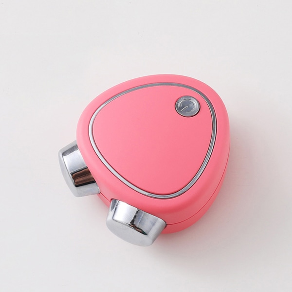 Elektrisk ansiktsmassagerare Lift Roller USB Ansiktsmassageapparat Bärbar Pink