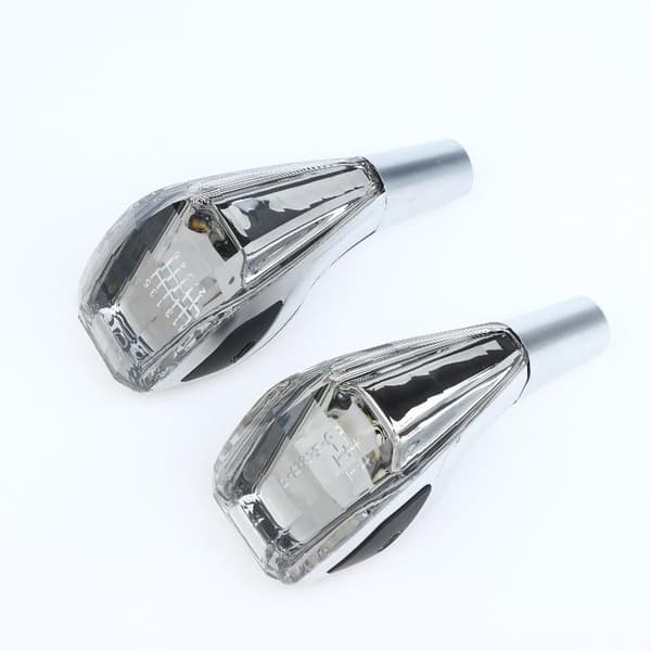 1 sett krystall flerfarget LED-lys bil girskifterknapp modifisert Gray PRND Automatic