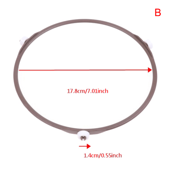 Mikrobølgeovn Glaspladespiller Bracket Base Bakke Roterende Ring B