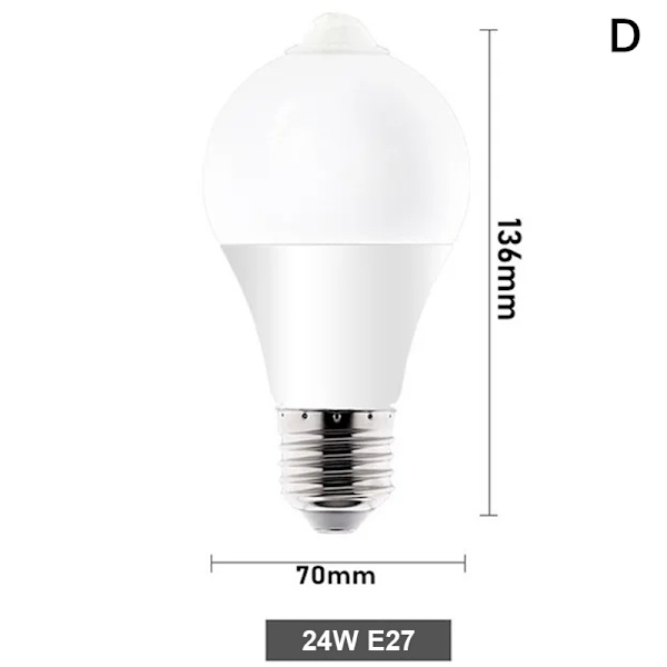 Led Glödlampa E27 Skruv Hembelysning Energisparande konstant C D