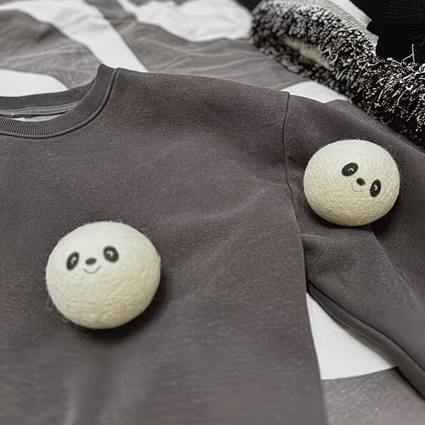 Tørkeballer i ull, tøymyknerballer, reduserer A2