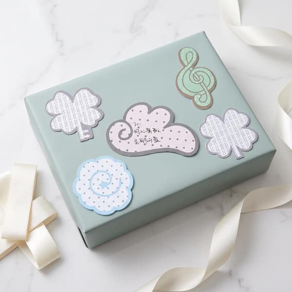 Kawaii Polka Dot Uregelmessig Formede Selvklebende Huskelapper 30 A2