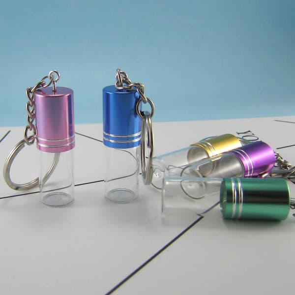 Toivepullon avaimenperä DIY-koristeluun, askarteluun, lasipullo P A7