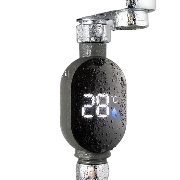 Vandhane Vandtermometer Brusebad Temperaturmåler LED Display