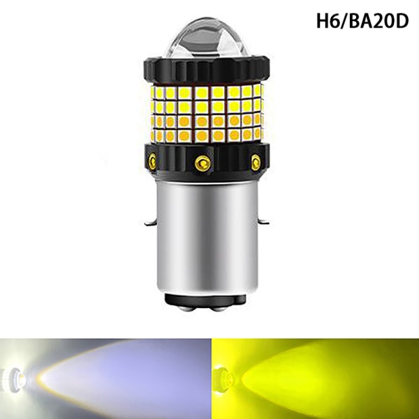 LED Motorcykelstrålkastare H4 H6 BA20D 12-80v Helljusmotor A4