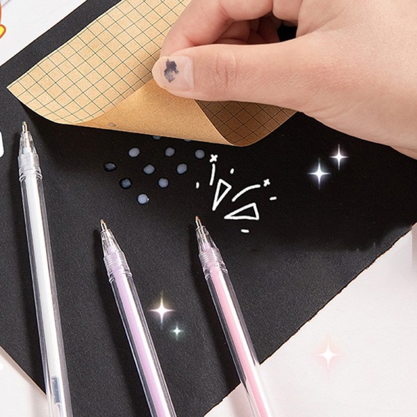Dots Glue Pen DIY Crafts selvklæbende kontorartikler Creative Stic Purple