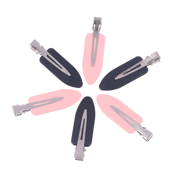 10 st/ set No Bend Seamless Hårklämmor Makeup Clip Tvätt ansikte White