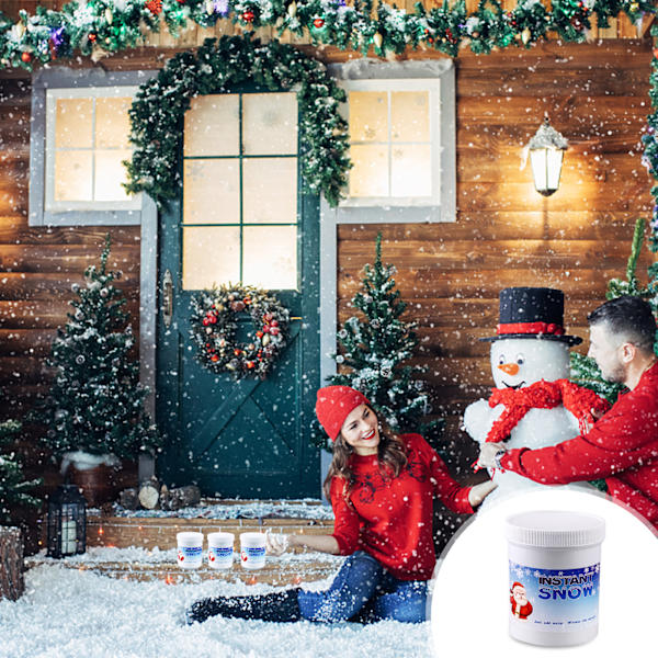 Instant Snow  Snepulver - Lav 6-8 Galloner Kunstig Sne White