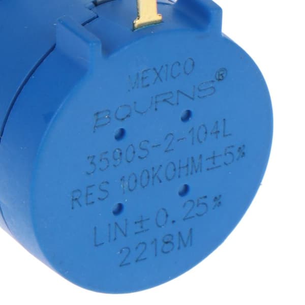 3590S-2 Flergångs trådlindad potentiometer för elektroniska kretsar 3590S 2K 202