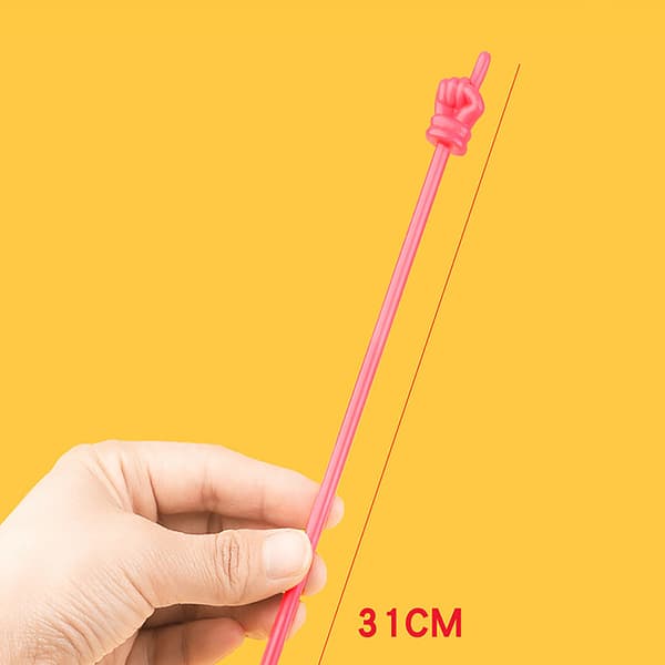 10 STK Teaching Pointer Finger Design Färgglad halkfri harts St A2