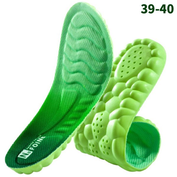 Comfort Sport åndbare indlægssåler til sko Sål gummipude 39-40