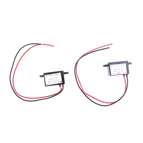DC 3.0V-30.0V 12V LED Display Digital Bil Voltmeter Automotive Yellow