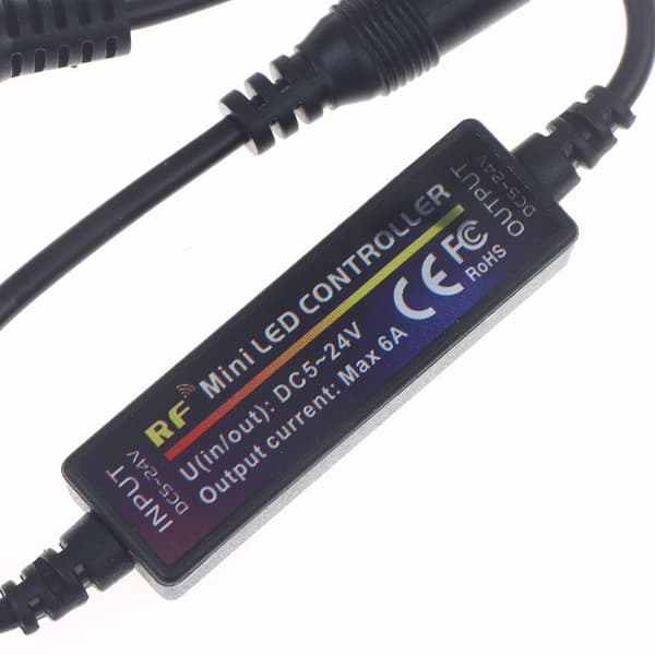 1 sett DC12V LED-dimmer 24V 5V 6A Mini RF trådløs 14 taster 2.4G R
