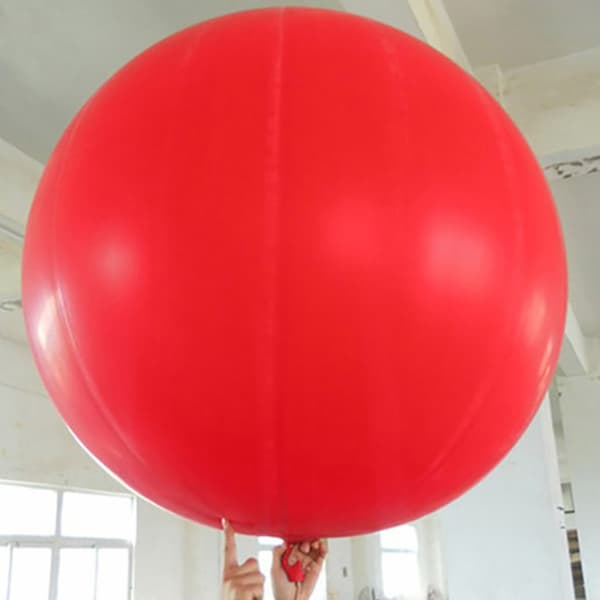 72 tommer store balloner Kæmpe Latex Performance Decor Ballon Par White