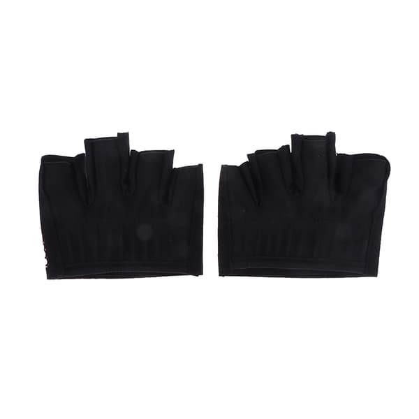Fire-finger Halvfingerhansker Silikon Trening Pull Up Vekt Blue S