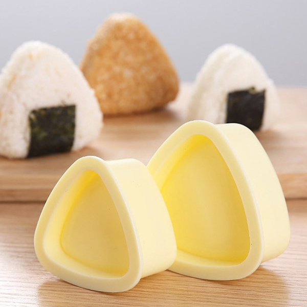 3 STK/sett DIY Sushi Mold Onigiri Rice Ball Press Triangular Sus
