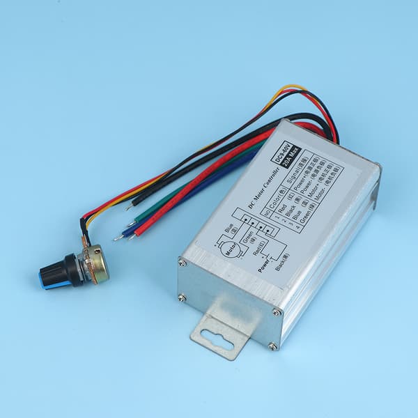 Trinnløs DC Motor PWM Hastighetskontroller DC9-60V 20A Motorpuls