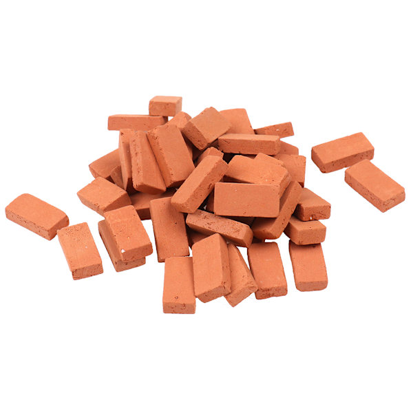 50 STK Miniature Mursten Kids Scenery Building Legetøj