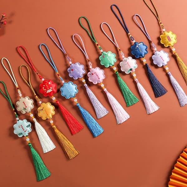 Dragebådsfestival Blomsterduftpose Broderi Amulet Sæt (Med Promotion
