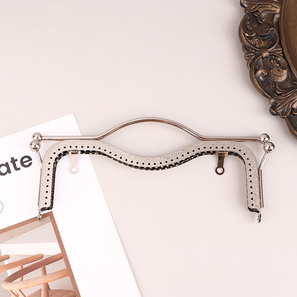 1 Stk Mote Damevesker Håndtak Metall DIY Myntveske Håndveske Clas Bronze