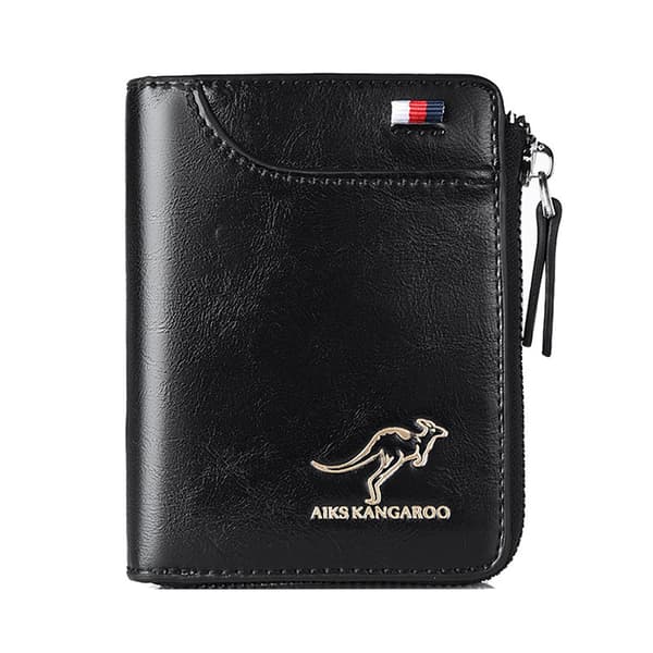 Kangaroo Wallet RFID-estolompakko vetoketjulla Multi Credit C A